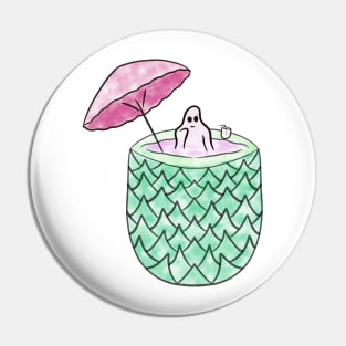 Ghost Swimming Pin