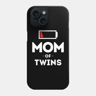 Mom of Twins Clothing Gift for Mother Wife Mom Funny Women Phone Case