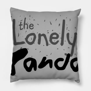 The lonely panda Pillow