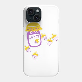 Raspberry Jam symbol Phone Case