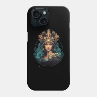 Athena, Greek Goddess of Wisdom and War Phone Case