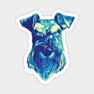 "Don't Mess With Me" Schnauzertude Magnet