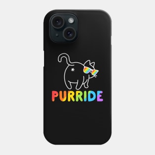 Purride Cat Gay LGBT Pride  Women Men Phone Case