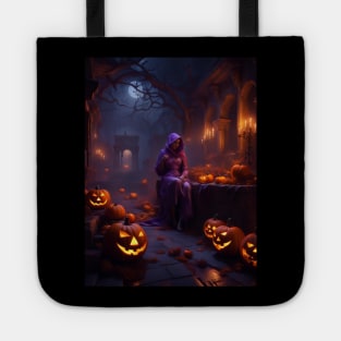 Nighttime Halloween Celebration Tote