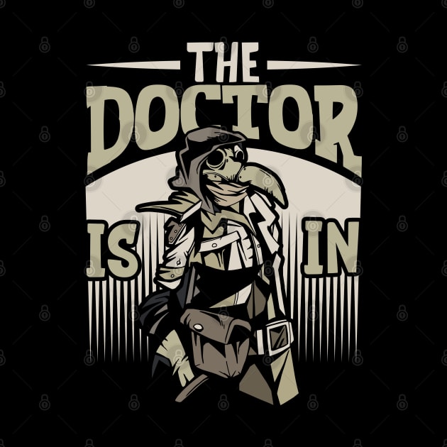 The doctor is in - plague doctor by Modern Medieval Design