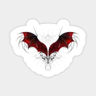 Wings of Dragon ( Red Dragon Wings ) Magnet