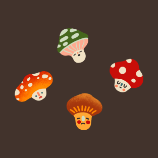 Forest Mushrooms - Sticker Pack -Cottagecore - Goblincore Aesthetic T-Shirt