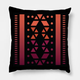 “Dimensional Path” - V.3 Orange/Red - (Geometric Art) (Dimensions) - Doc Labs Pillow