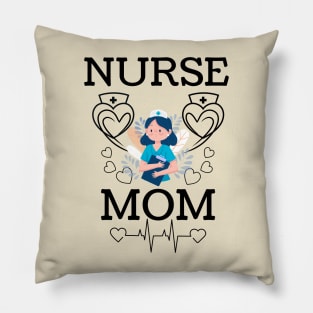 Certified Nurses Day Nurse Life with mom Pillow