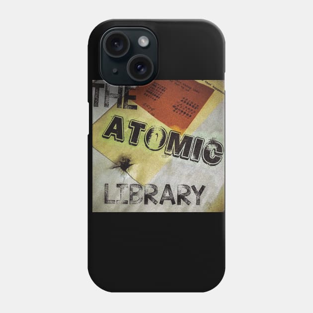 Atomic Library Bullet Book Logo Phone Case by TheAtomicLibrary