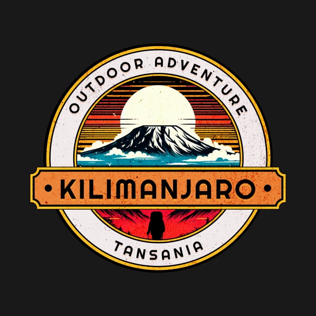 Outdoor Adventure Kilimanjaro Tansania Design by Miami Neon Designs