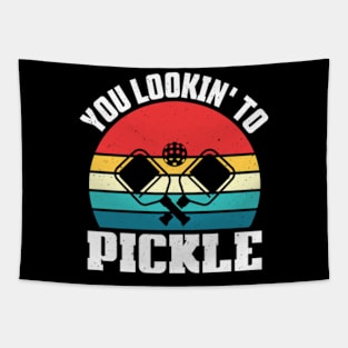 You Lookin' To Pickle Funny Pickup Line Tapestry