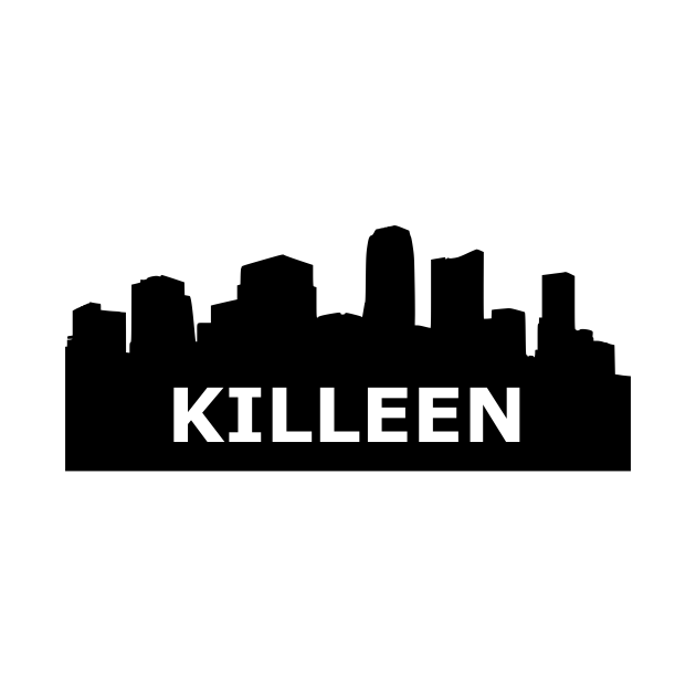 Killeen Skyline Killeen TShirt TeePublic