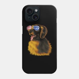 Golden Retriever American sunglasses Phone Case