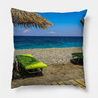 Greek Beach Life Pillow