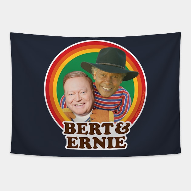 Bert (Newton) and Ernie (Dingo) Tapestry by Salvador Gnarly