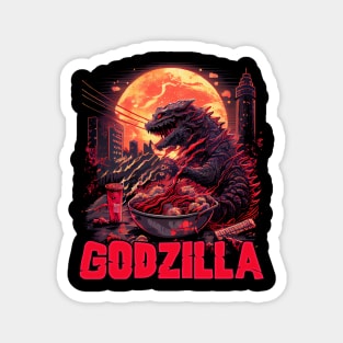 Ramen Godzilla Magnet