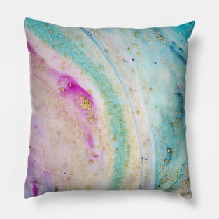 Multicolored marble Pillow