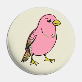 A Pink Bird Pin