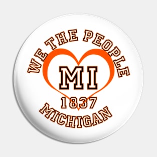 Show your Michigan pride: Michigan gifts and merchandise Pin