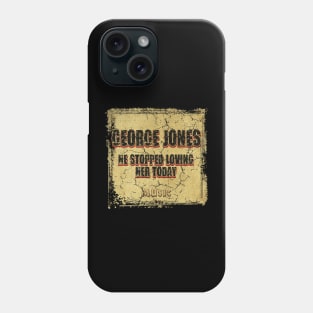 George Jones Art Drawing #7 Phone Case