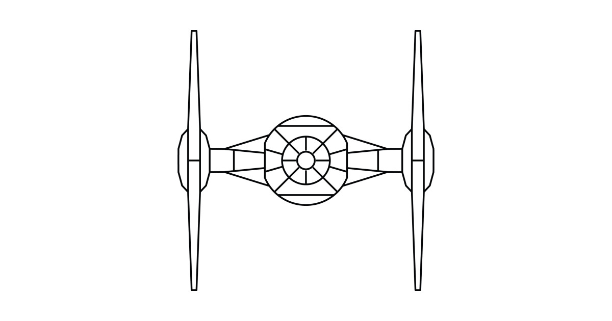 tie fighter simple graphic star wars posters and art prints