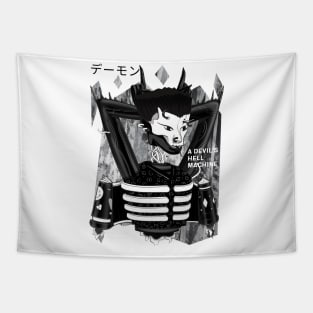 Japanese Demon Robot Tapestry