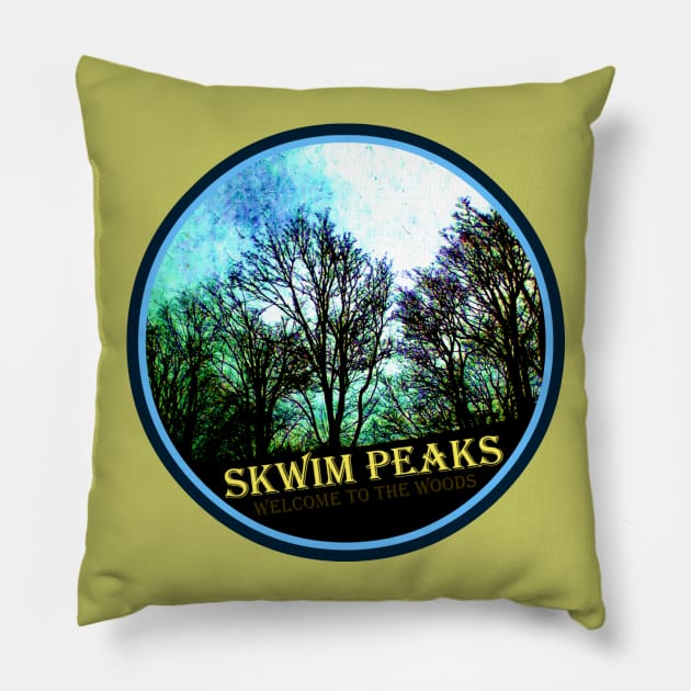 Skwim Peaks Welcome Pillow by TheDaintyTaurus