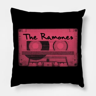 Ramones Cassette Tape Vintage Pillow