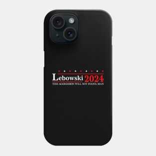 Lebowski 24 For President 2024 Phone Case