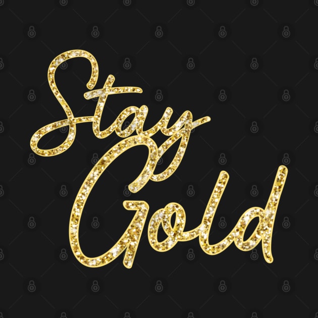 stay gold by AGDesignStore