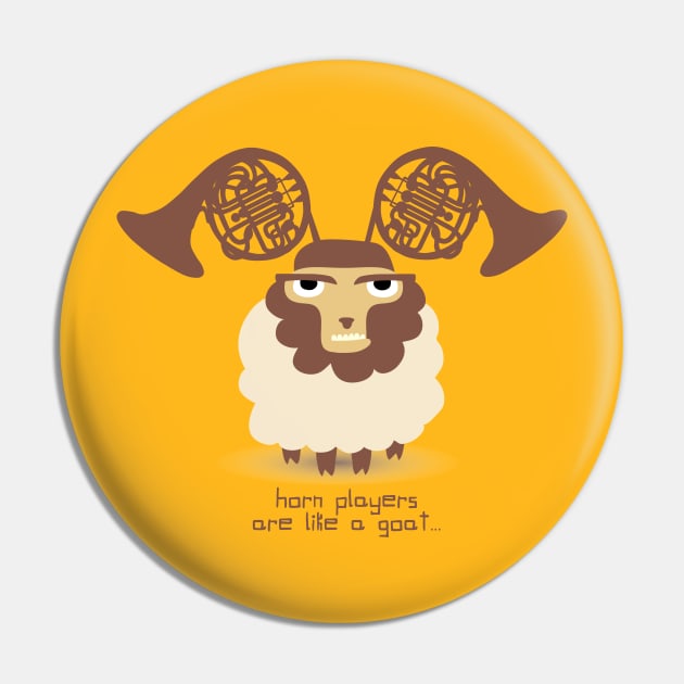 Horns like a goat Pin by MalditaNovena