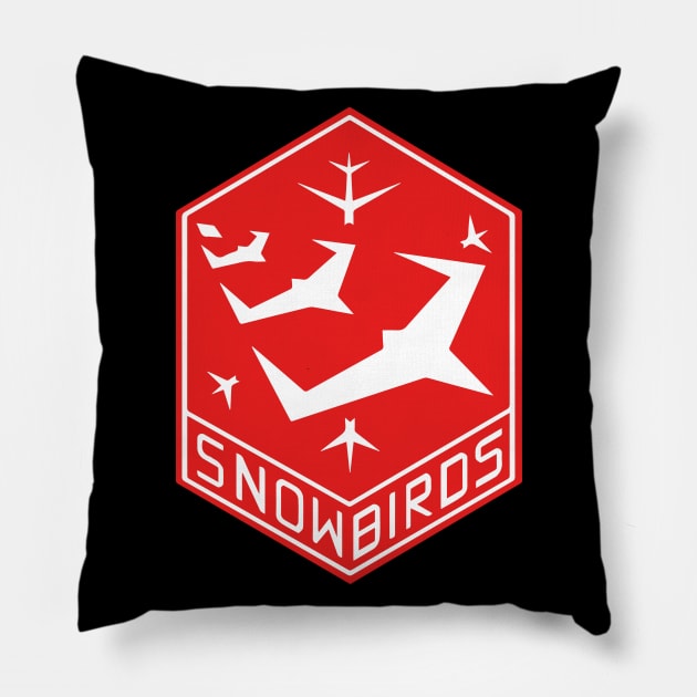 Snowbirds Air Demonstration Squadron Insignia Pillow by Mandra