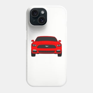 Ford Mustang Front End Race Red Phone Case