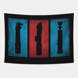 Classic Saber Trio Cutout Horizontal Tapestry