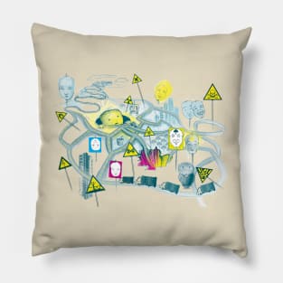 Road map Pillow