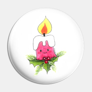 The Christmas candle Pin