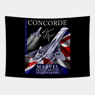 Concorde Supersonic Legendary Aircraft Tapestry