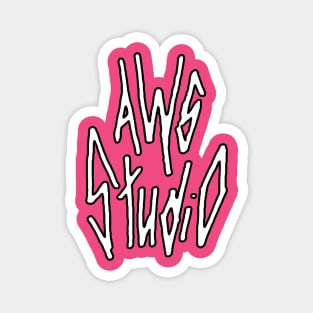 AWS Studio white logo Magnet
