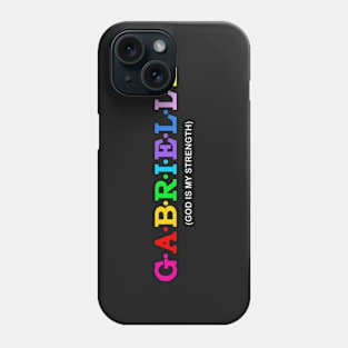 Gabrielle  - God Is My Strength. Phone Case