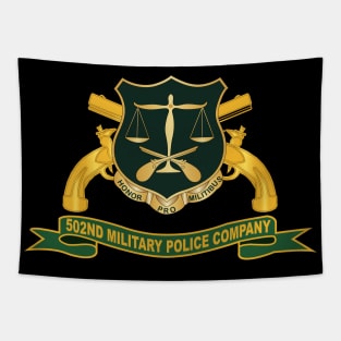 502nd Military Police Company w Br - Ribbon X 300 Tapestry