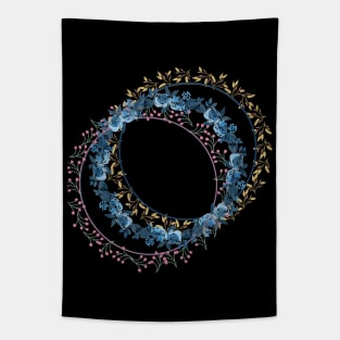 Floret Breath- "A Minimalist Floral Abstract" Tapestry