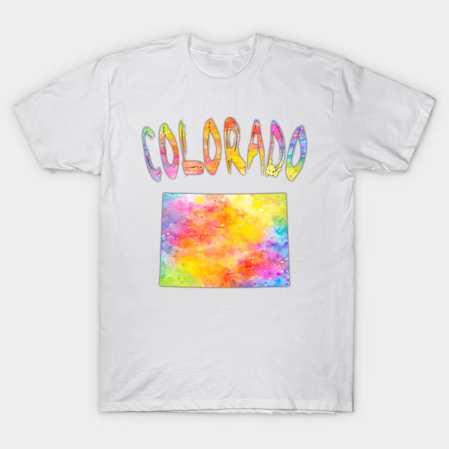 Colorado State Map T-Shirt