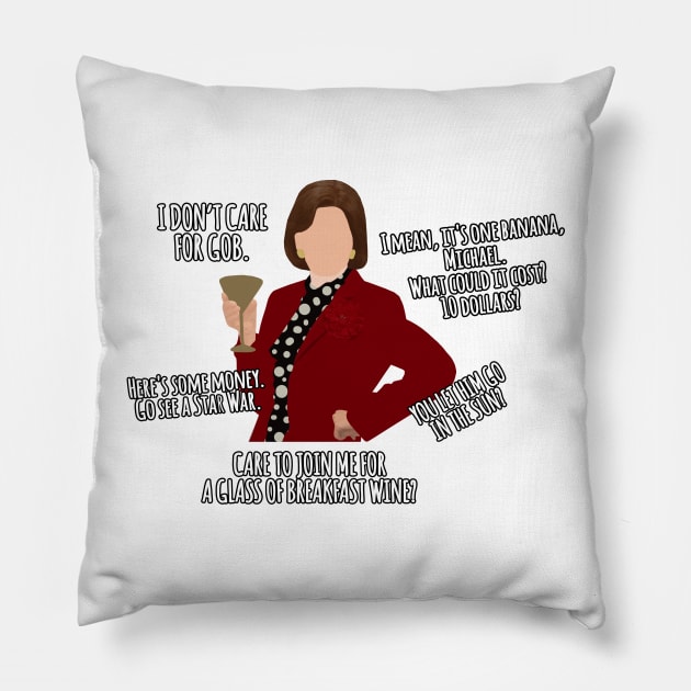 lucille bluth Pillow by aluap1006