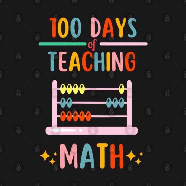 100 days of teaching math- 100 days of school by DottedLinePrint