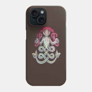 Mermaid of Meigle Pictish Stonecarving Phone Case