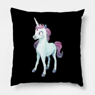 cute unicorn graphic art Pillow