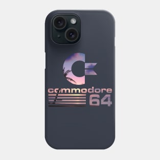 Commodore 64 Vaporwave logo Phone Case