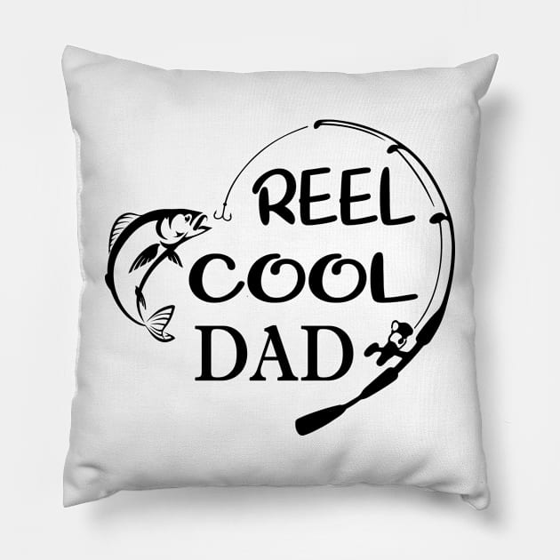 Reel Cool Dad Shirt, Fisher Dad Shirt, Cool Dad Shirt, Father's Day Gift , Dad Shirt, Best Father Shirt, Gift For Dad, Best Dad Shirt Pillow by SeleART