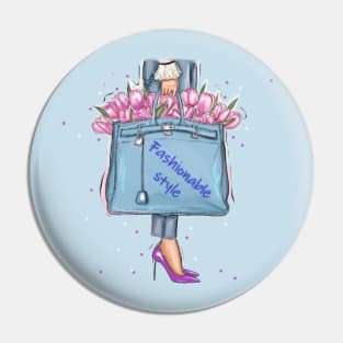 stylish girl Pin